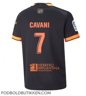 Valencia Edinson Cavani #7 Udebanetrøje 2022-23 Kortærmet